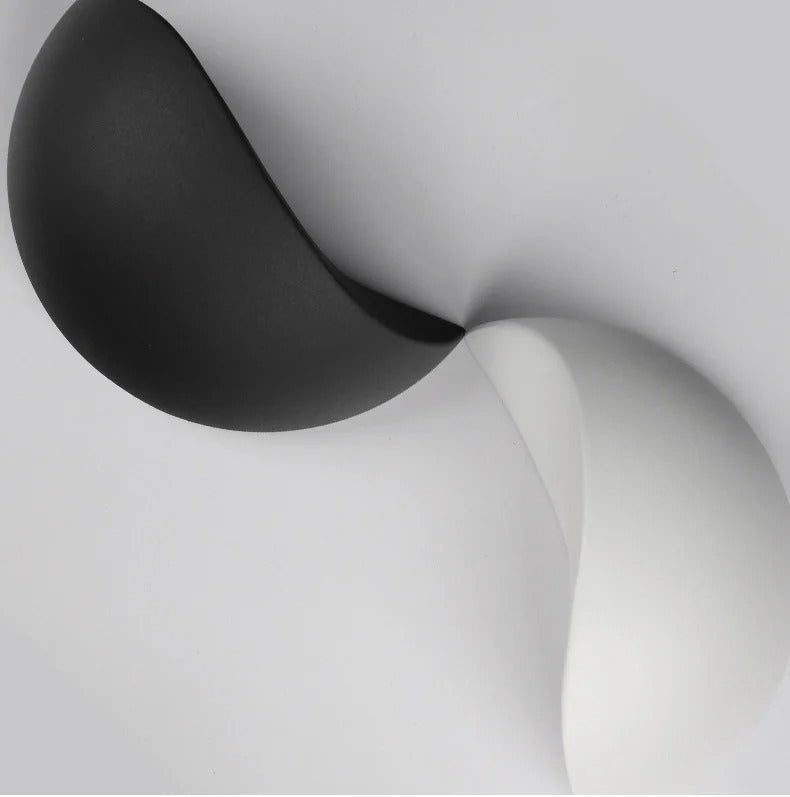 FjordHalo LED Wall Light | Contemporary Half-Round Style