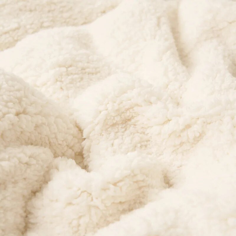 Soft Sherpa Throw | Reversible Fleece Blanket for Bed & Couch