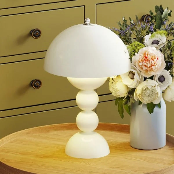 Arden Flora | Nordic Rechargeable LED Table Lamp with Floral Silhouette