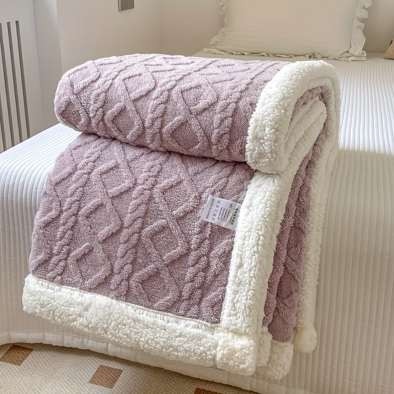 Soft Home Blanket | Comfort Throw for Bed, Sofa & On-the-Go Use