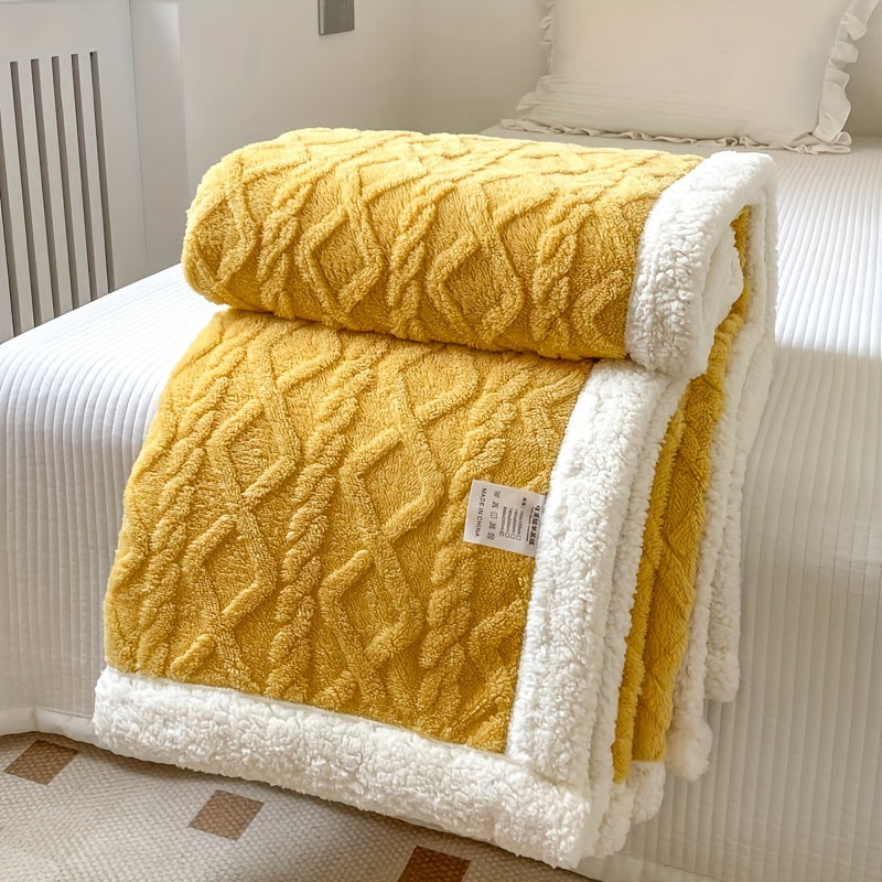 Soft Home Blanket | Comfort Throw for Bed, Sofa & On-the-Go Use