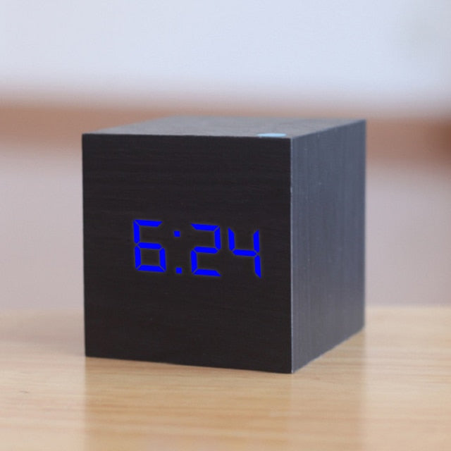 LED Square Display | HavenTime Digital Alarm Clock
