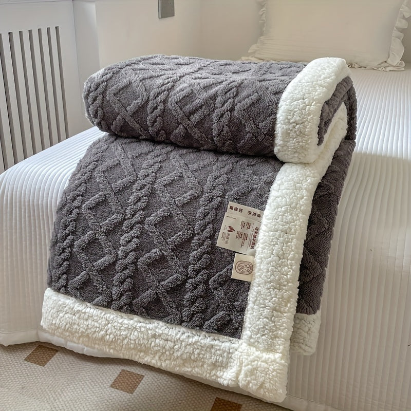 Soft Home Blanket | Comfort Throw for Bed, Sofa & On-the-Go Use