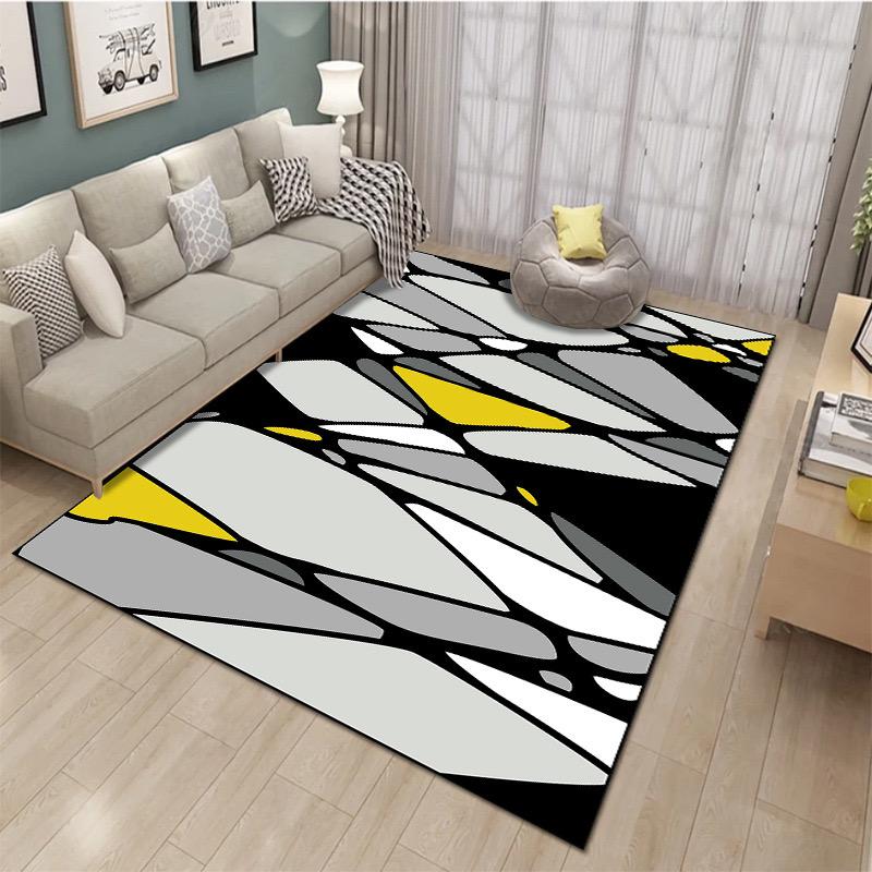 StellarGrid Rug | Modern Minimalist Geometric Accent