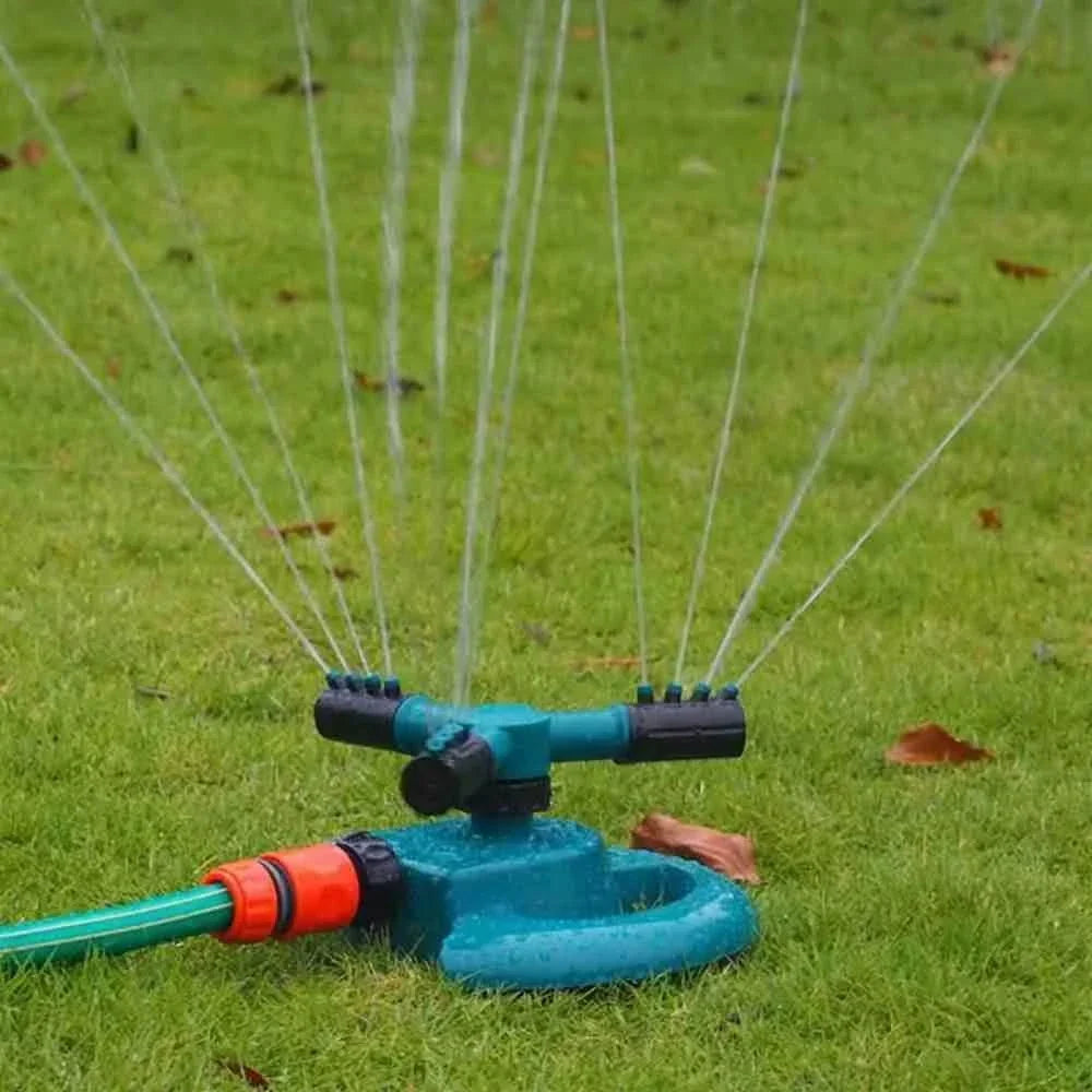AquaWhirl TerraSpray | Fully Adjustable 360° Garden Sprinkler for Lush, Even Lawn Coverage