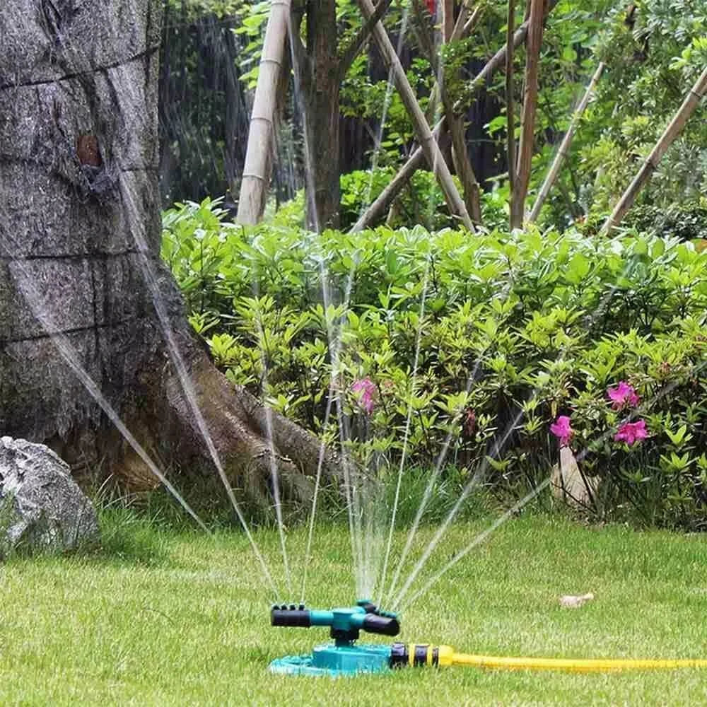 AquaWhirl TerraSpray | Fully Adjustable 360° Garden Sprinkler for Lush, Even Lawn Coverage