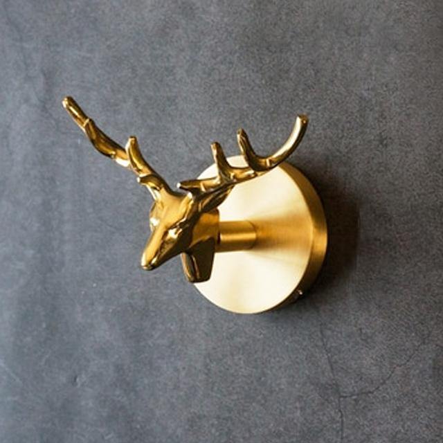 Animal Motif | HavenPelt Brass Wall Hook Rack