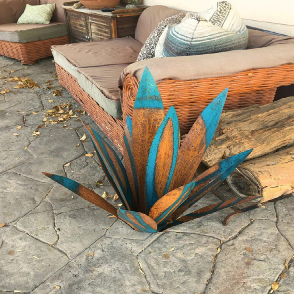 TerraGlow Handmade Agave | Natural Polystone Artistry