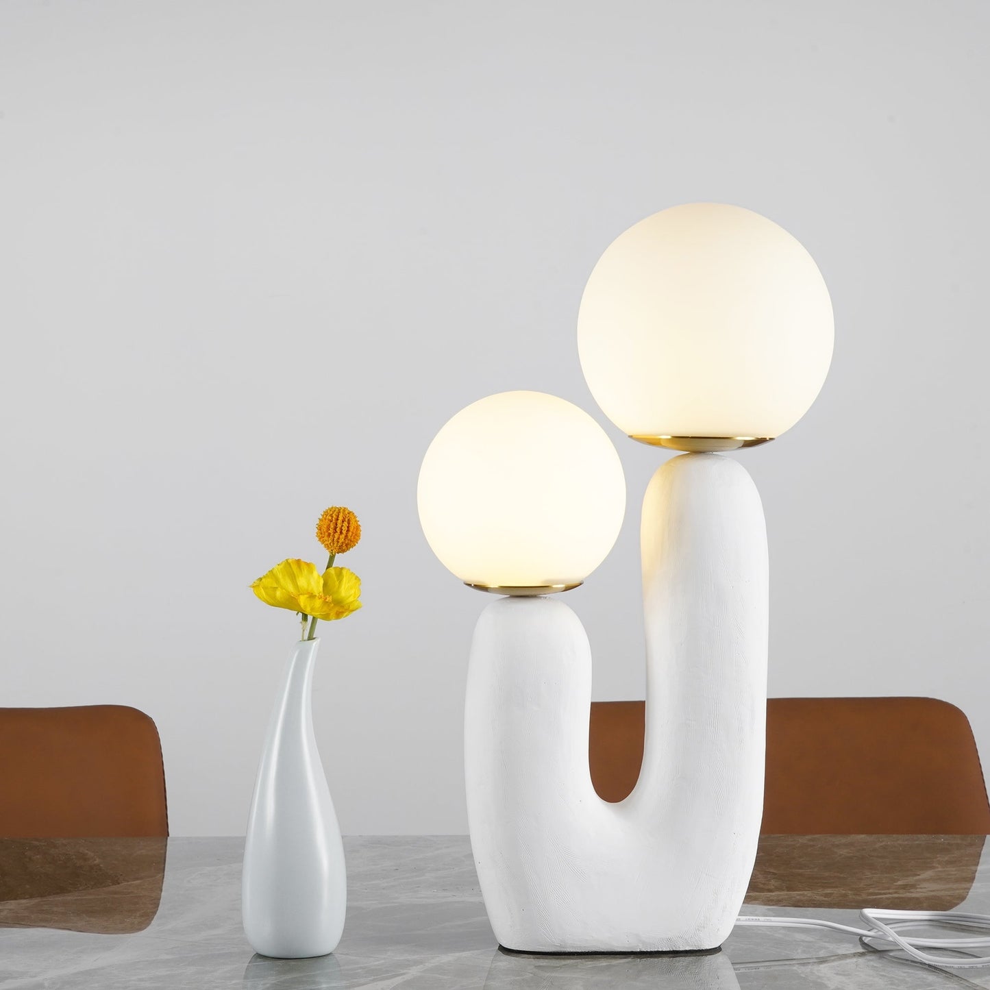 Lumina Fusion | Contemporary Glass & Resin Accent Lamp