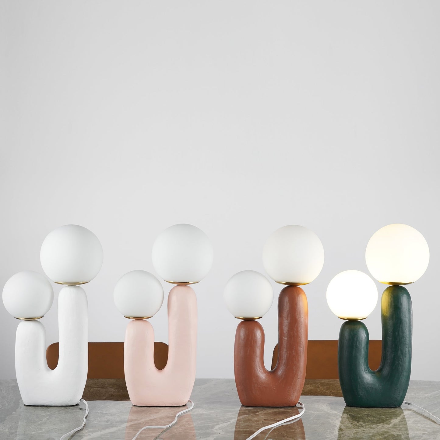 Lumina Fusion | Contemporary Glass & Resin Accent Lamp