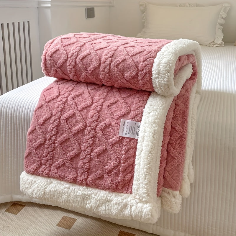 Soft Home Blanket | Comfort Throw for Bed, Sofa & On-the-Go Use