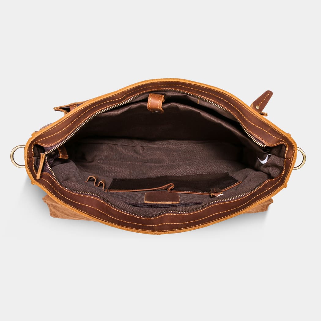 The Daily | Men's Leather Messenger Bag-4