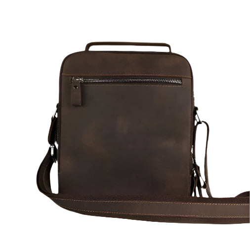 Premium Leather Mens Crossbody Bag | Stylish Everyday Messenger Bag-5