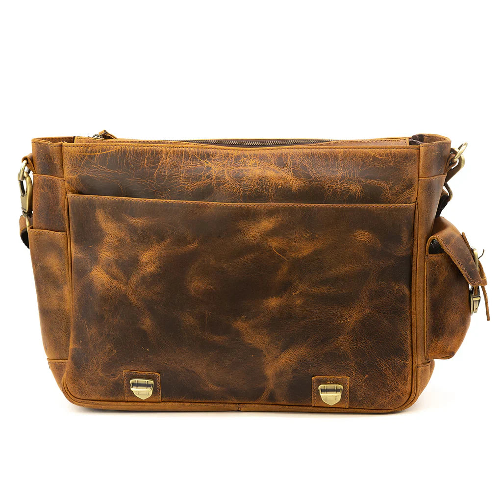 Sitka | Men's Leather Satchel Bag - Durable, Spacious Design for Everyday Use-5