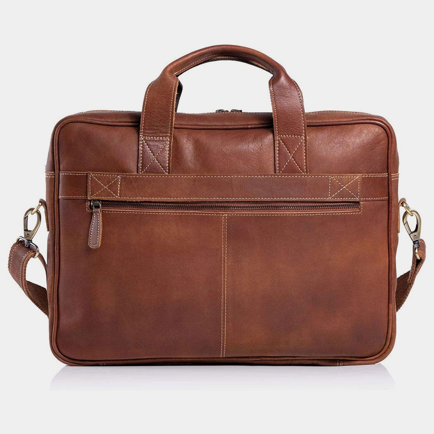 Skyler | Luxury Leather Briefcase for Men - Slim Design, Organized Storage, Travel-Friendly-3