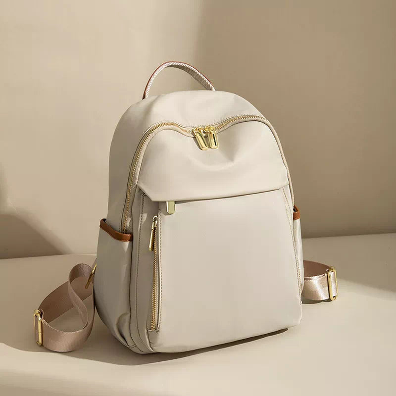 Beige | Best Travel Backpack for Women, Stylish and Spacious Work Backpack 6