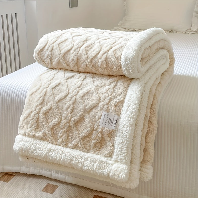 Soft Home Blanket | Comfort Throw for Bed, Sofa & On-the-Go Use