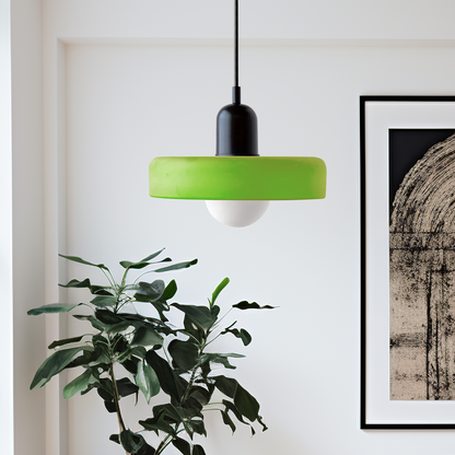 Studio Prisma Pendant | Art Glass Light in Bauhaus Luxe Palette