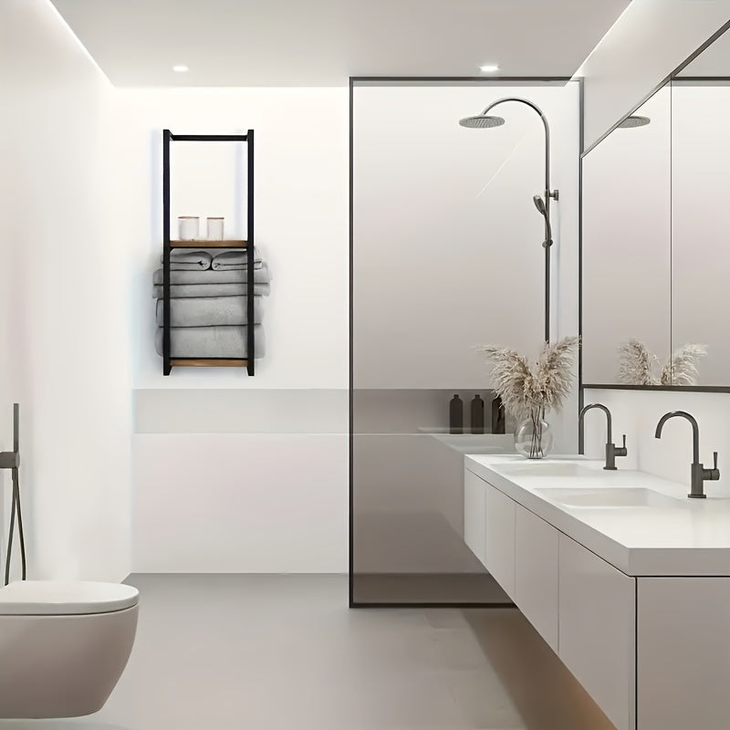 ArcticShield Towel Rack | Waterproof Wall-Mounted Bathroom Shelf