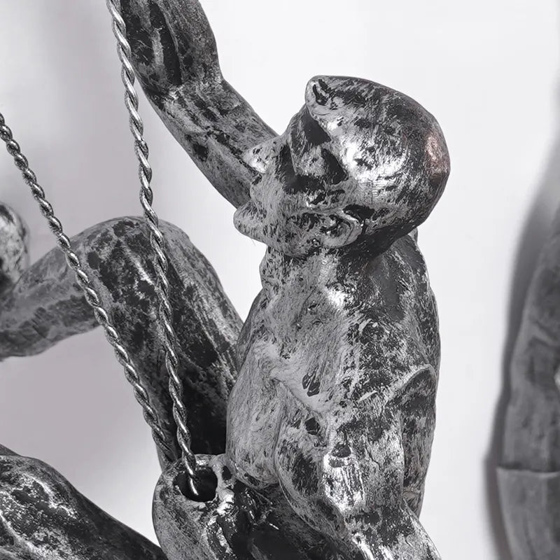 Elevate Living | GravityBold Climbing Man Wall Sculpture Set in Modern Resin