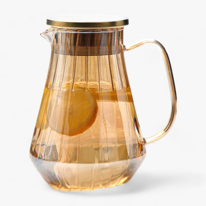 Large Glass Drink Pitcher | 2L Heat-Resistant Jug for Beverages