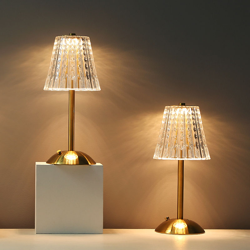 PureLume Crystal Lamp | Dimmable Vintage LED Table Light