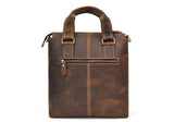 Classic Brown | Men's Leather Laptop Bag - 12 Inch, Water-Resistant, Durable Design-3