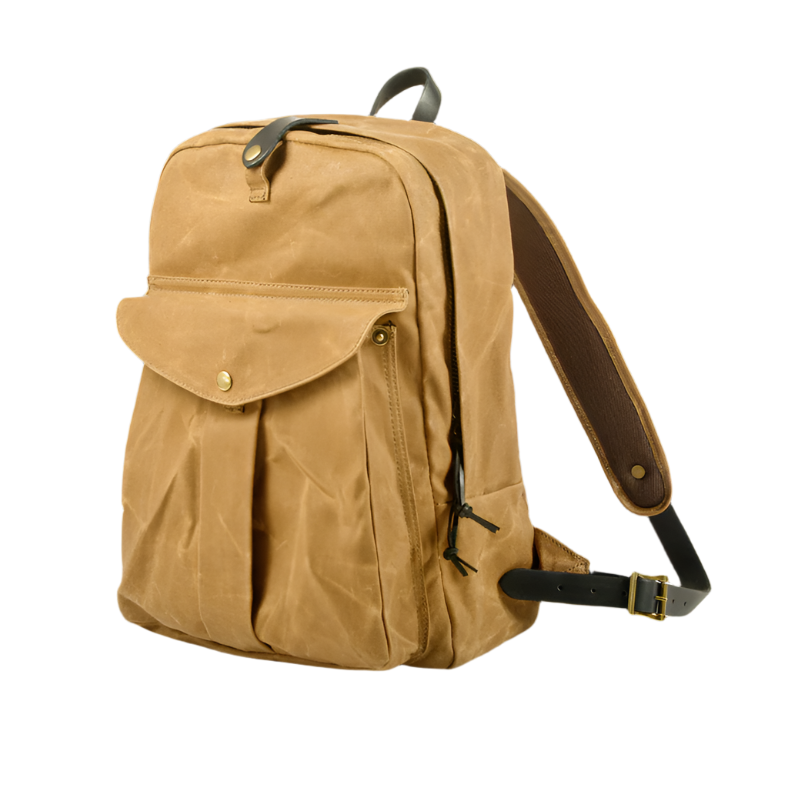 Everett | Vintage Leather Travel Backpack with Padded Laptop Sleeve-4