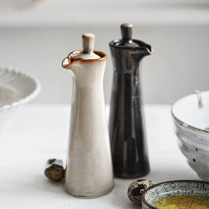 120ml Oil and Spice Bottle | Nordic Ceramic Kitchen Organizer