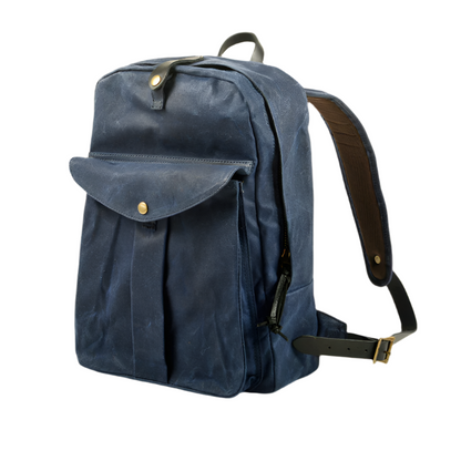 Everett | Vintage Leather Travel Backpack with Padded Laptop Sleeve-6