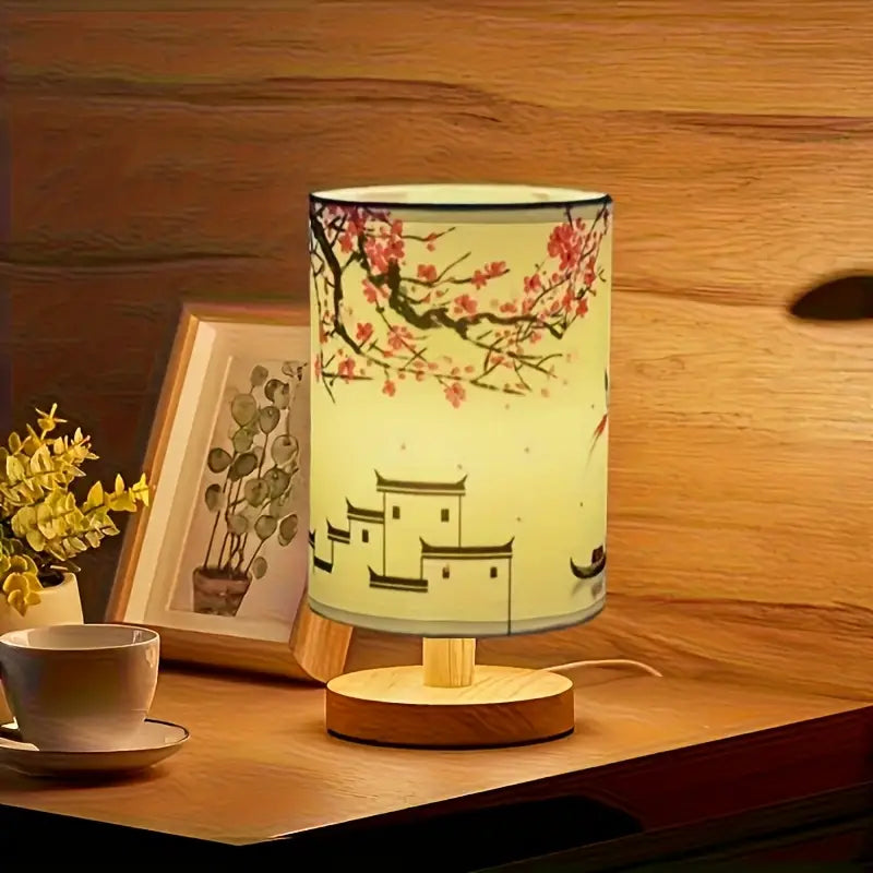 Zen LED Table Lamp | Japandi Minimalist Touch Design