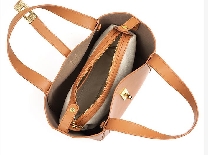 Sophia | Women's Leather Tote Crossbody Handbag-5