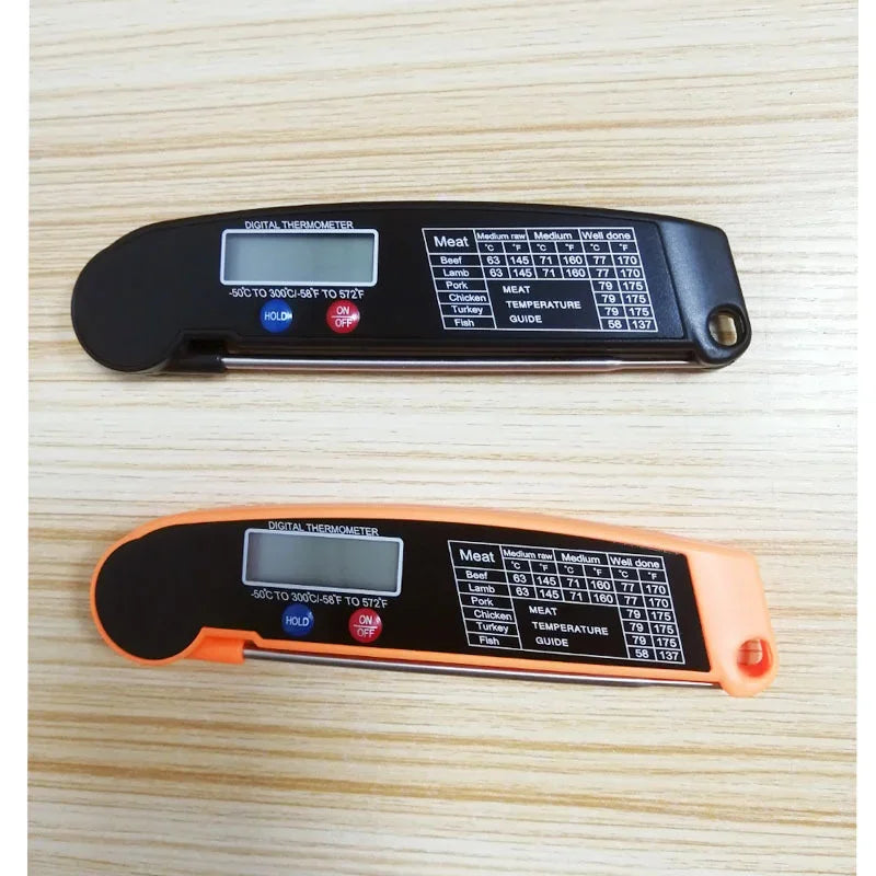 Digital Meat Probe | Foldable Thermometer for Cooking & Grilling