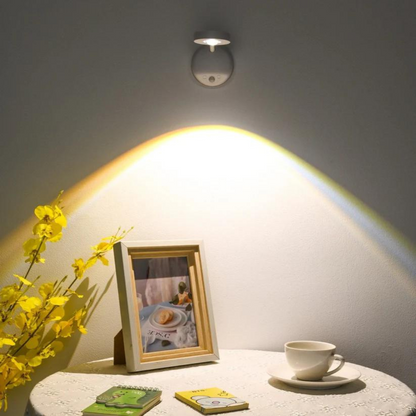 Wireless Rechargeable LED | AuraBeam Motion Sensor Spotlight
