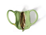 Green | Women's Leather Tote Crossbody Handbag-4