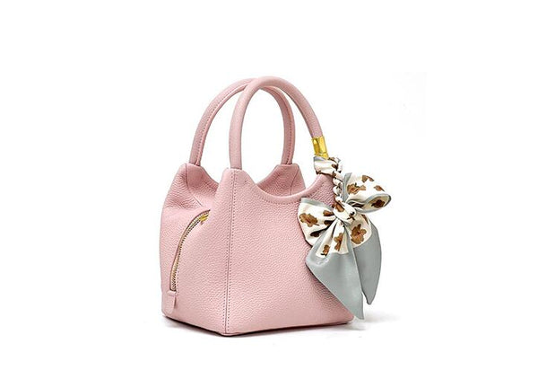 Green | Women's Leather Tote Crossbody Handbag-6