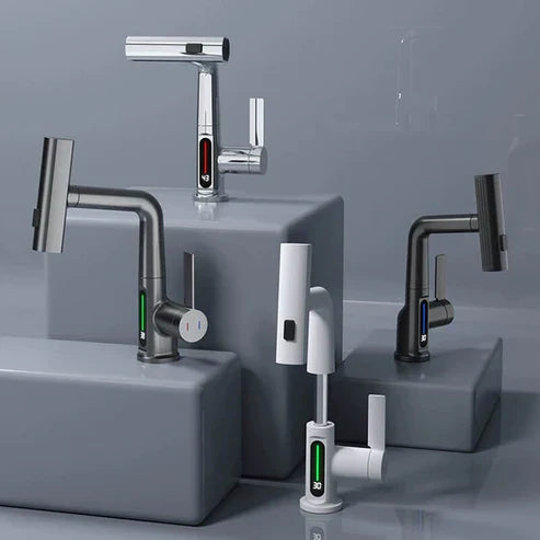 FlexGlow Faucet | Dynamic LED Design with 5 Versatile Spray Modes
