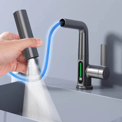 FlexGlow Faucet | Dynamic LED Design with 5 Versatile Spray Modes