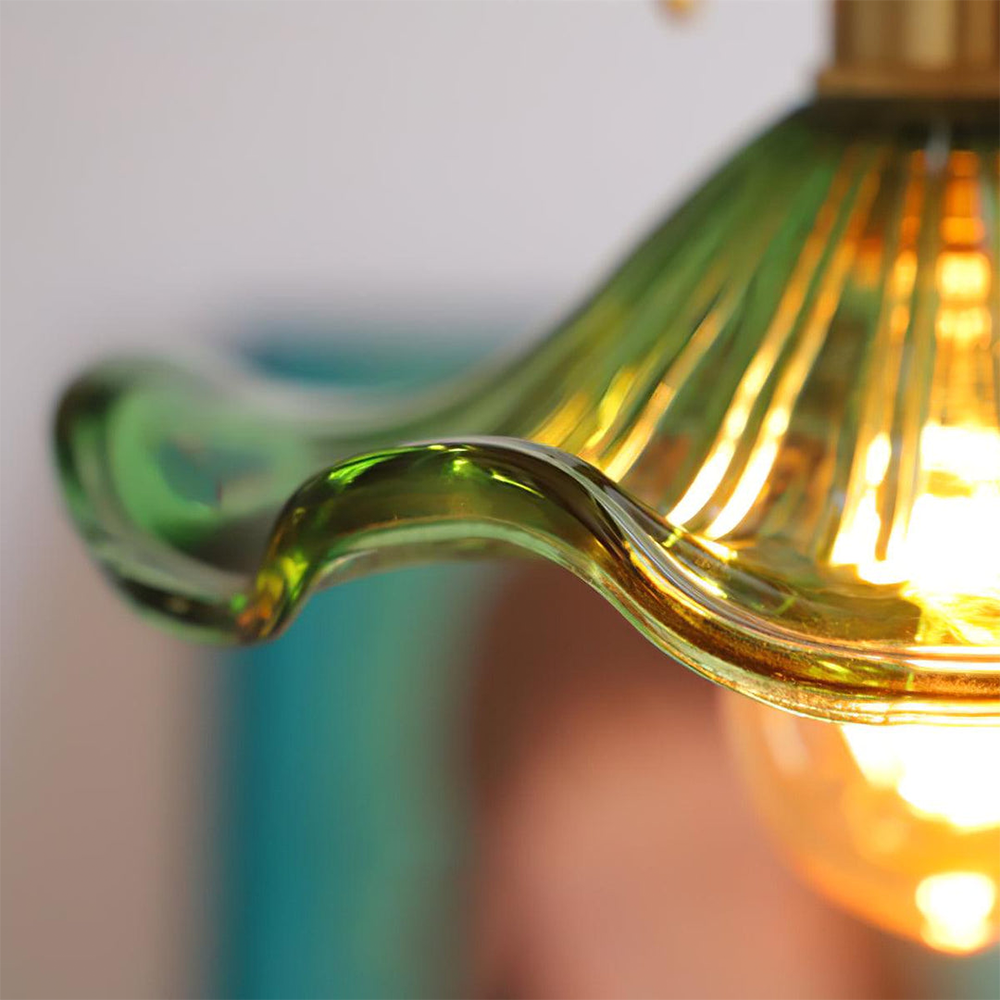 Chic Flower Design | StellarFlora Glass Pendant Lamp