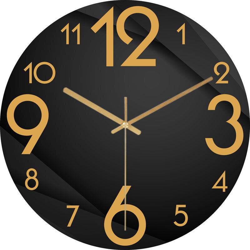 TimberLoom Wall Clock | Silent Quartz Modern Wood Design