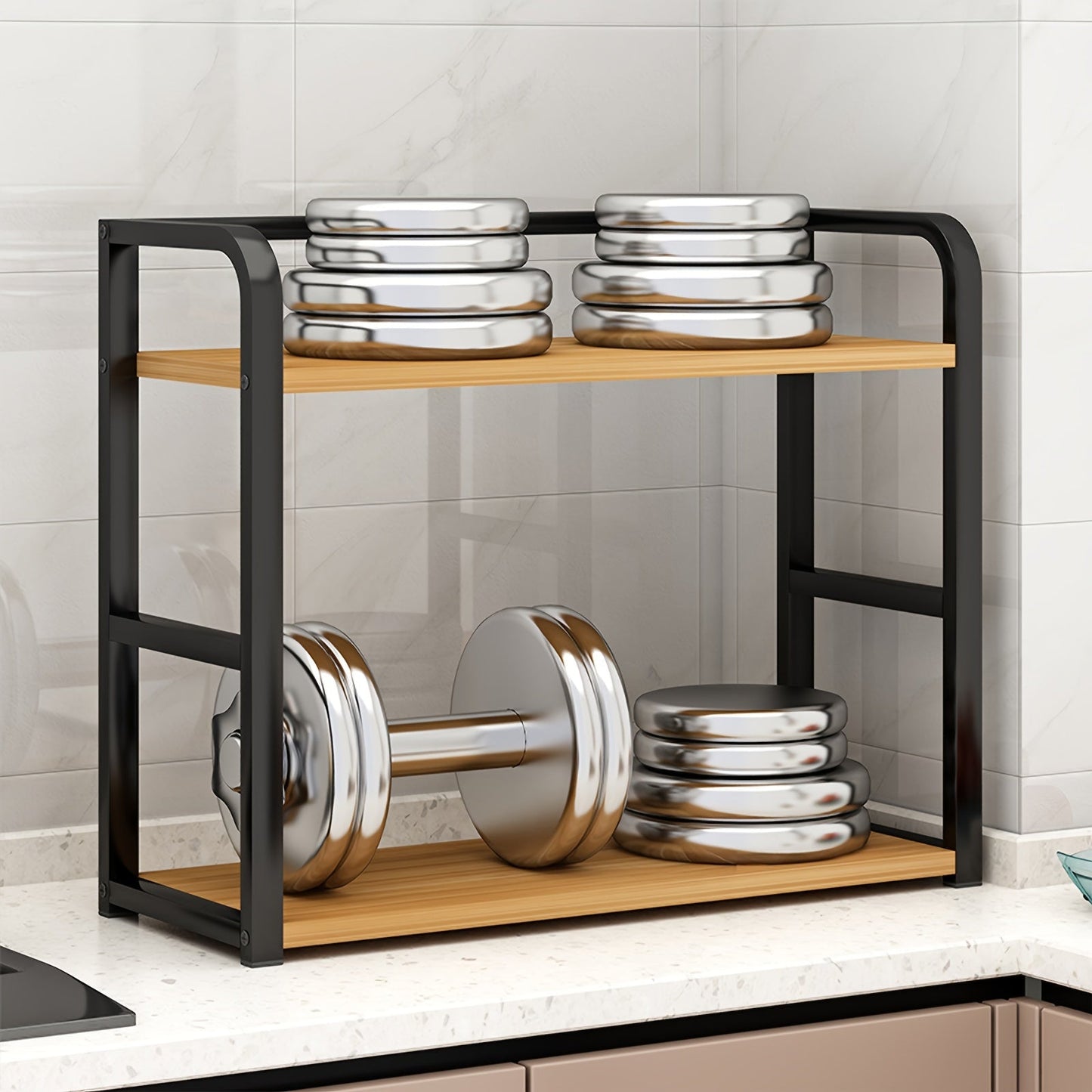 NovaSteel Organizer | Durable Kitchen Shelf with Modern Style