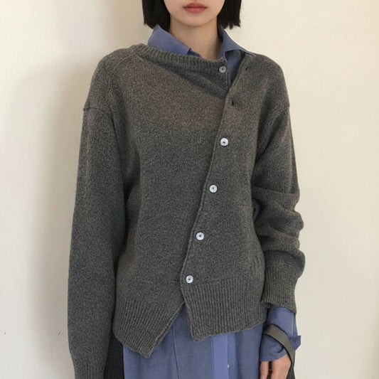 Penelope | Women’s Chic Asymmetrical Open Front Cardigan