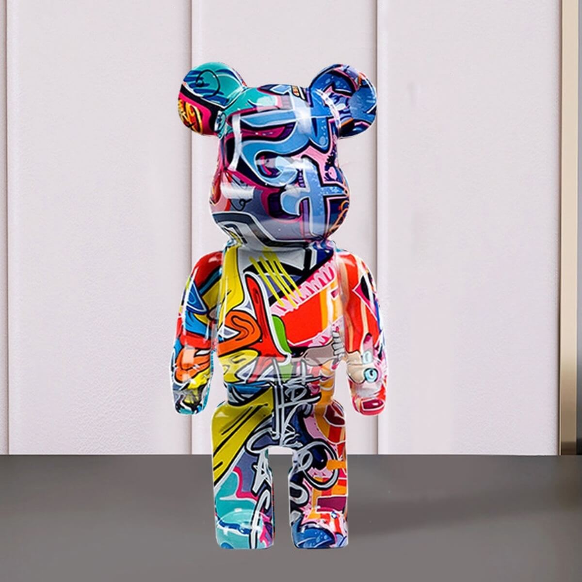 Resin Graffiti Art Sculpture | Urban Decor Accent