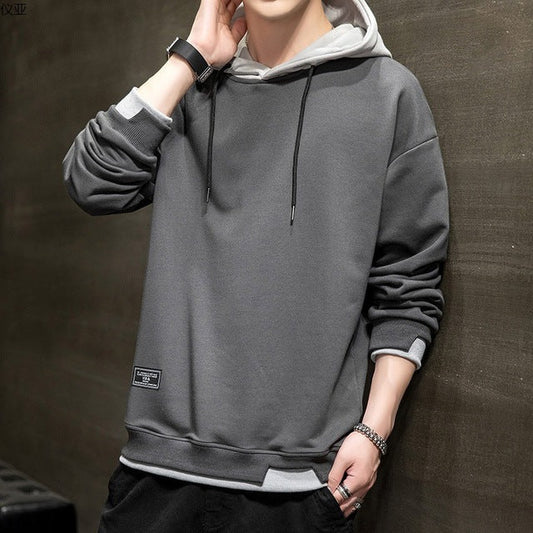 Griffin | Men’s Oversized Cotton Blend Hoodie with Dual-Layer Hood