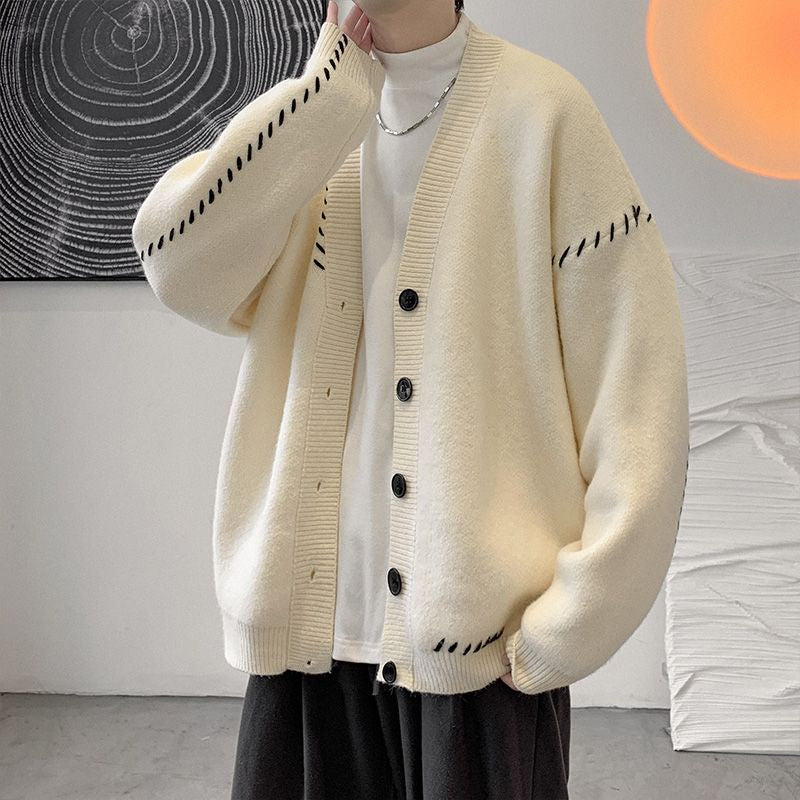 Everett | Men’s Oversized Cardigan with Soft Knit & Button Closure