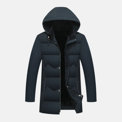 Porter | Men’s Quilted Hooded Coat with Plush Weather Protection
