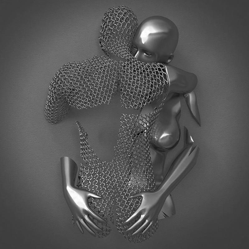 Modern Muse Studio | HeartGlow 3D Love Wall Art Canvas