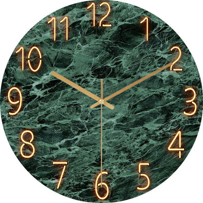 TimberLoom Wall Clock | Silent Quartz Modern Wood Design