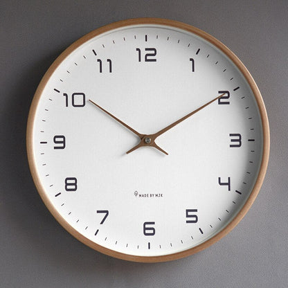 Minimalist Wooden Finish | HavenWood Wall Clock
