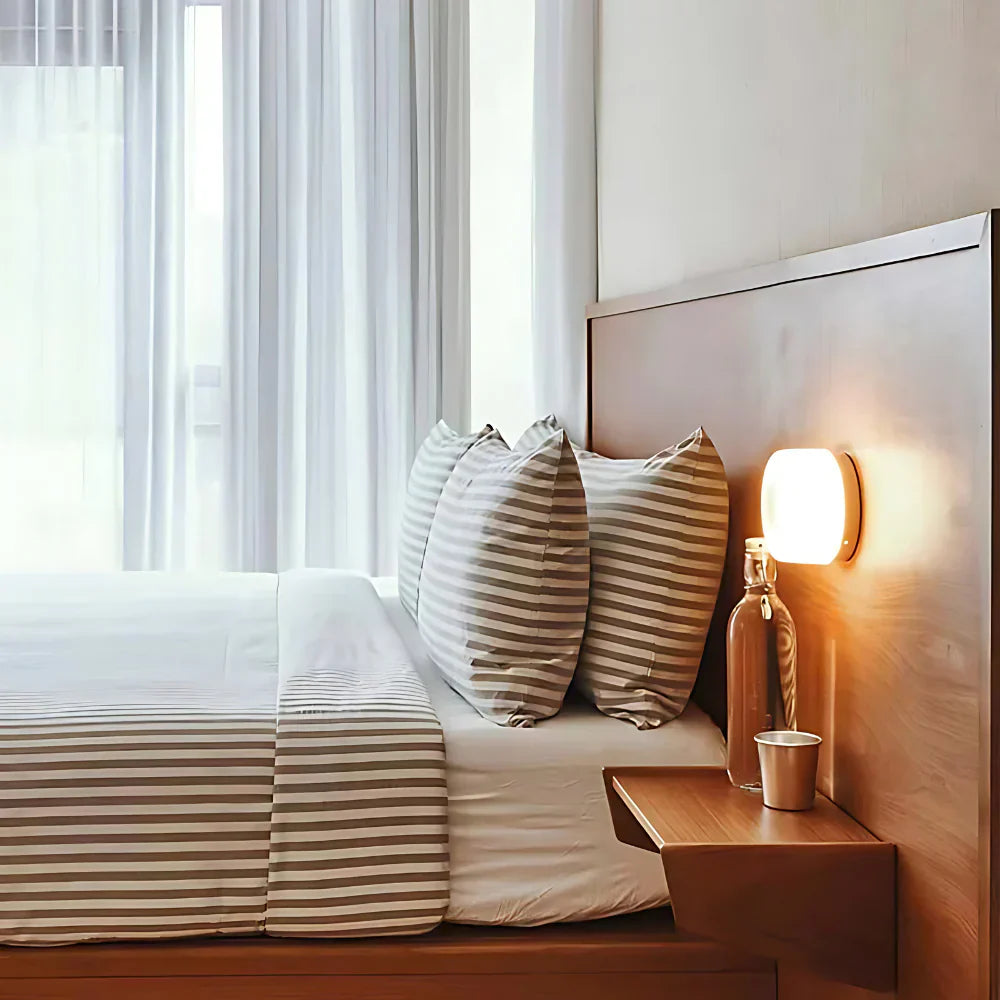 Sleek Aluminum Glow | CosmoShine LED Wall Light